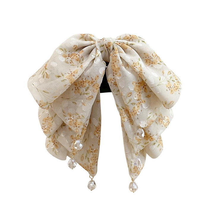 Wholesale Fragmented flower grasping clip, sweet half tied hair clip, temperament, back of the head, ponytail clip, shark clip