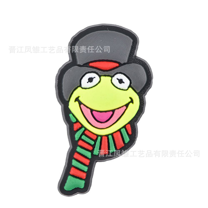 Wholesale 50pcs Christmas Shoes Charms  soft rubber shoes accessories decoration