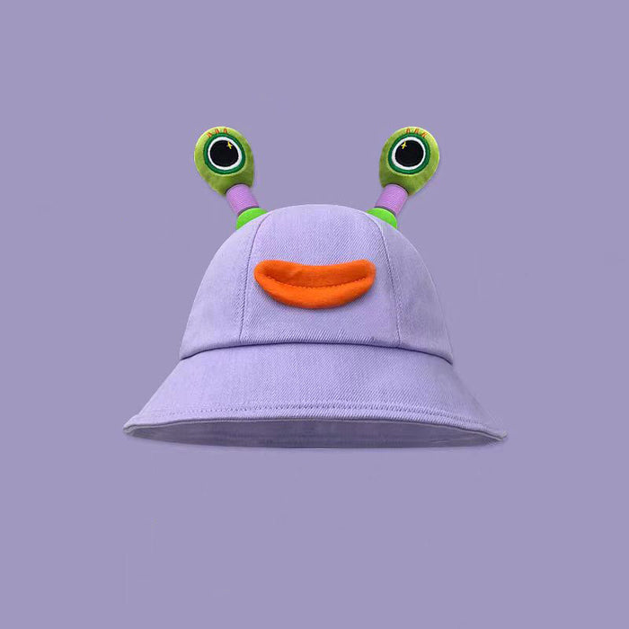 Wholesale Cute sunscreen basin hat, new cartoon fisherman hat