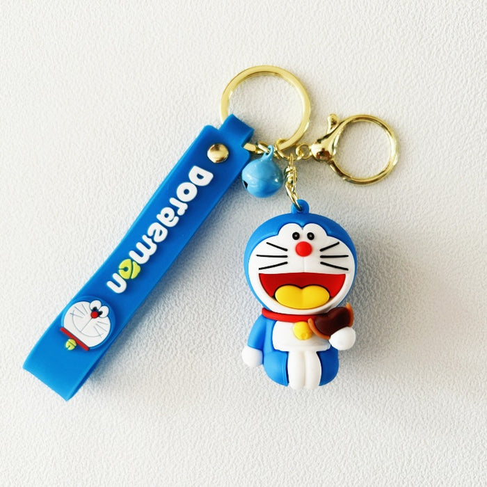 Wholesale Cute PVC Keychain Cartoon Bag Charm Car Key Accessory Gift