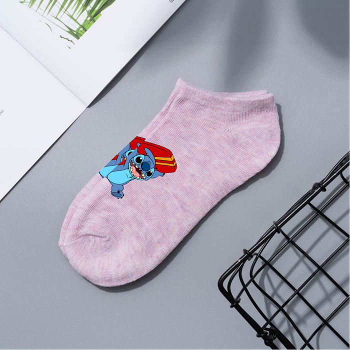 Wholesale Cartoon Short Cotton Socks JDC-SK-WuDuomei005