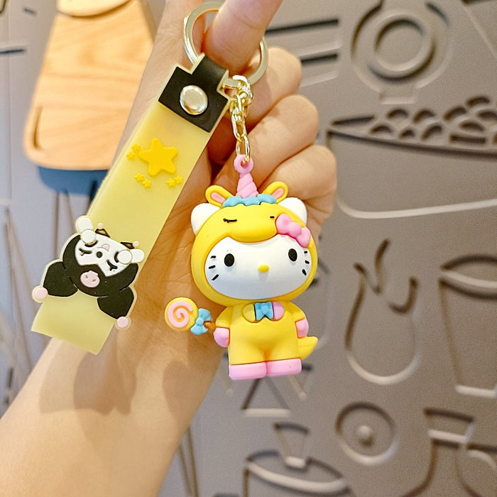 Wholesale Silicone Cartoon Doll Keychain JDC-KC-MingT205