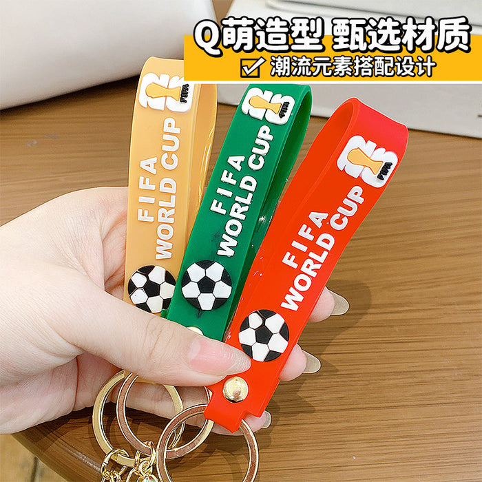 Wholesale World Cup Football Keychain Pendant