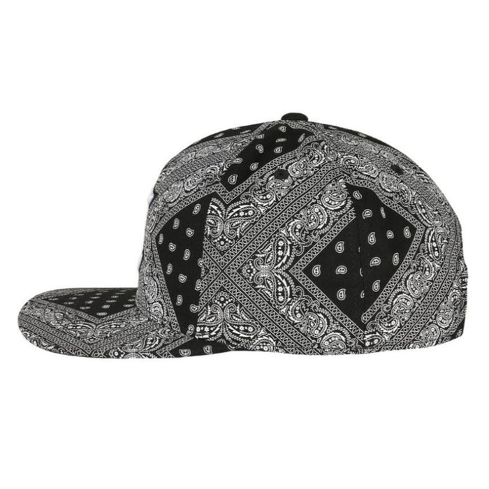 Wholesale Trendy Cashew Pattern Flat Edge Hat for Leisure Sunshade Outdoor