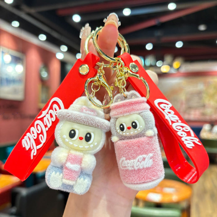 Wholesale Sheep keychain pendant cartoon keychain car keychain bag pendant
