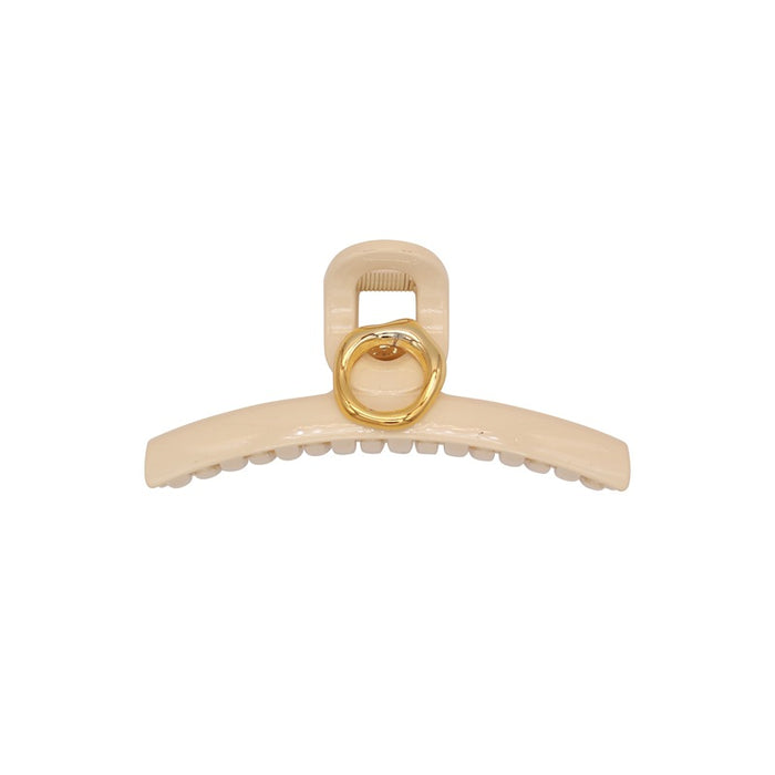 Wholesale Cross ribbon back head clip fresh temperament shark clip geometric circle updo hair clip