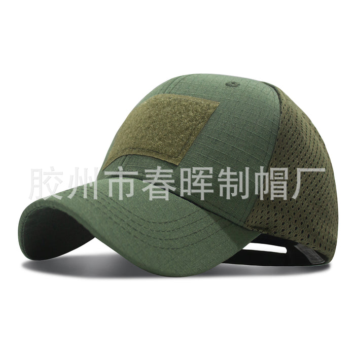 Wholesale New camouflage baseball cap, military fan sun hat, grid duckbill cap, python patterned military training cap