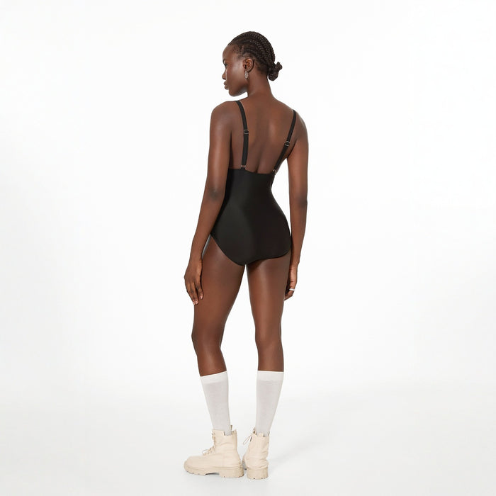 Wholesale One piece swimsuit handmade three-dimensional rose swimsuit sexy