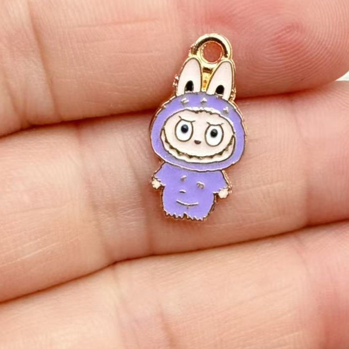 Wholesale 10pcs Alloy Oil Drip DIY Earrings,  Keychains,  Necklaces Pendant