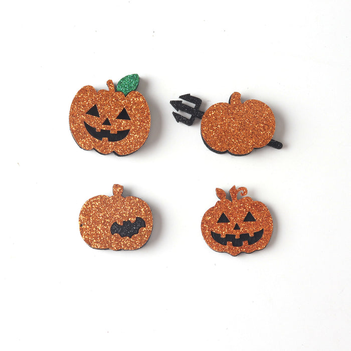 Wholesale  Pumpkin Ghost Felt DIY Hair Clip Craft Kit Decorative Accessory For Kids Boutique Resale Gift