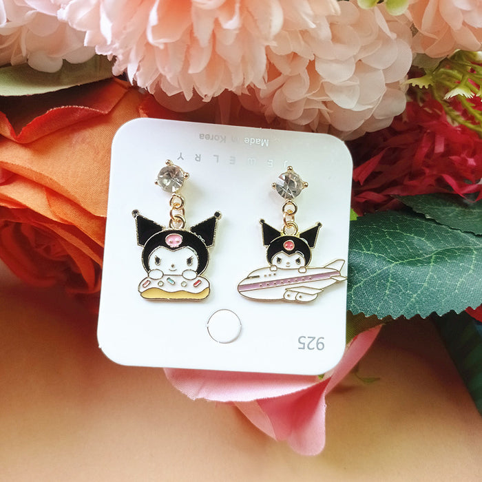 Wholesale Cute Cartoon Alloy Earrings JDC-ES-Xiaox009