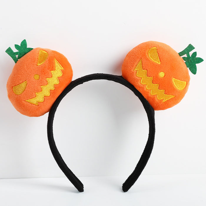 Wholesale Funny Pumpkin Headband Cute Pumpkin Devil Doll Headband  Party Hair Accessories