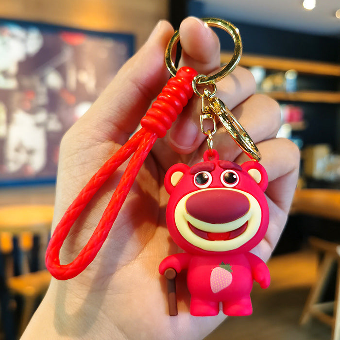 Wholesale Cartoon Silicone Doll Keychain JDC-KC-Tingm278