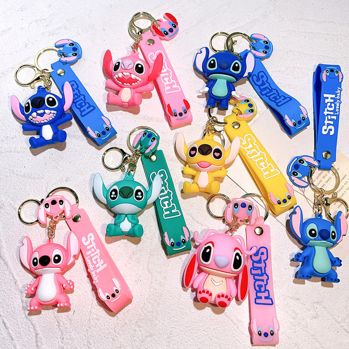 Wholesale Cartoon Silicone Doll Keychain JDC-KC-QiChao025