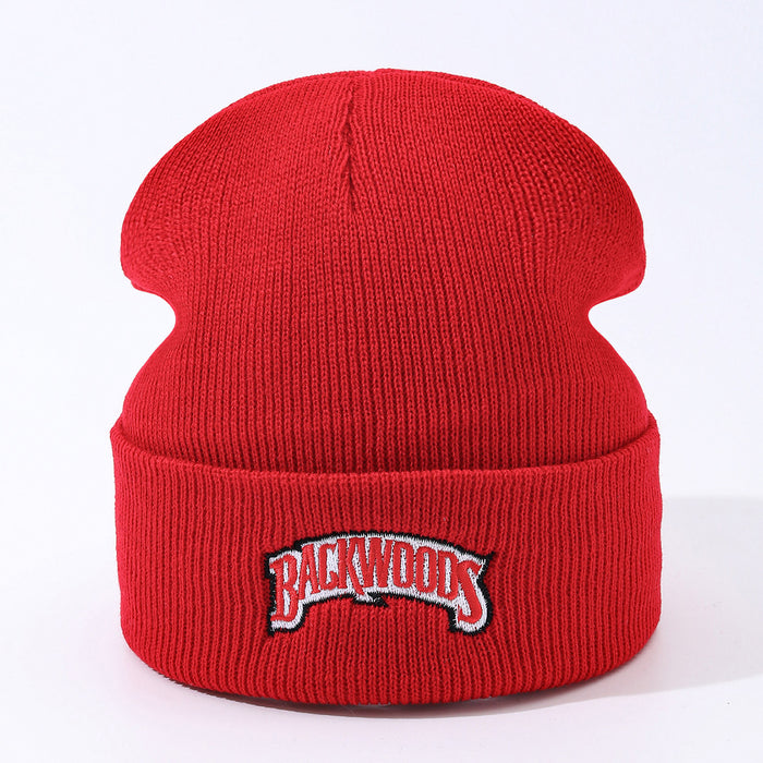 Wholesale Autumn and winter casual wool hat embroidered knitted hat