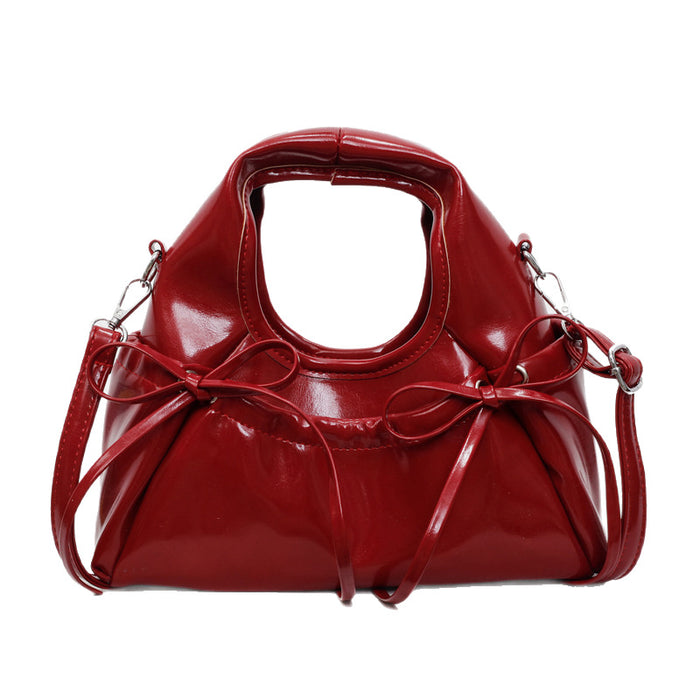 Wholesale Vintage pleated new fashionable versatile single shoulder handbag with large capacity commuting tote bag