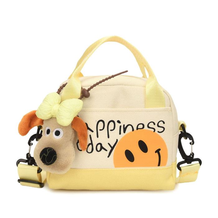 Wholesale Cute smiling face backpack for travel and commuting, hand-held canvas bag