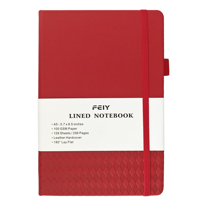 Wholesale Diamond Pattern Faux Leather A5 Notebook Creative Trendy 128 Sheets
