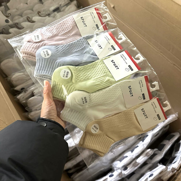 Wholesale Sports socks, boat socks, thin breathable short socks, cotton socks