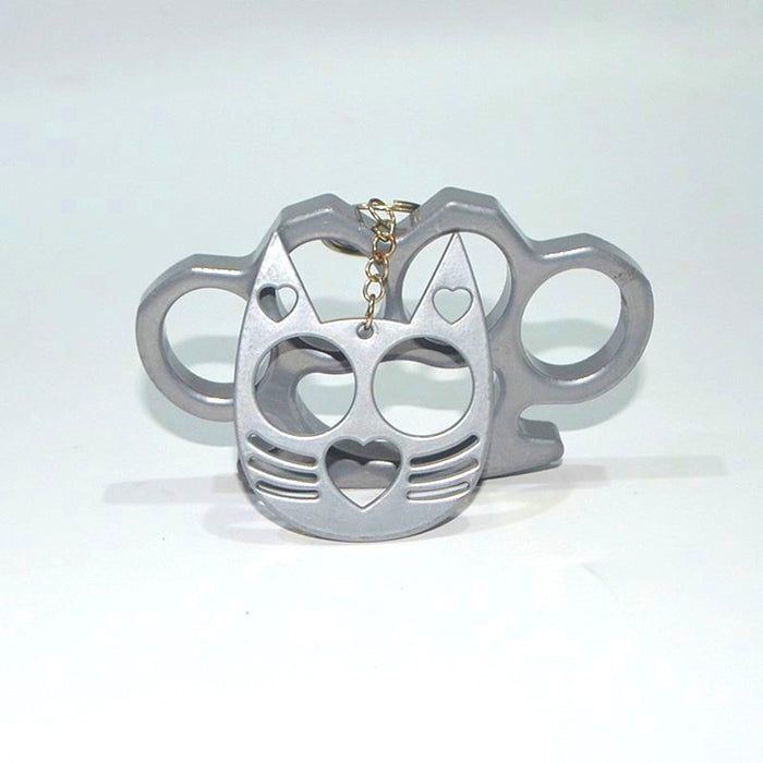 Wholesale Aluminum Alloy Multifunctional Love Cute Cat Keychain JDC-KC-KB021