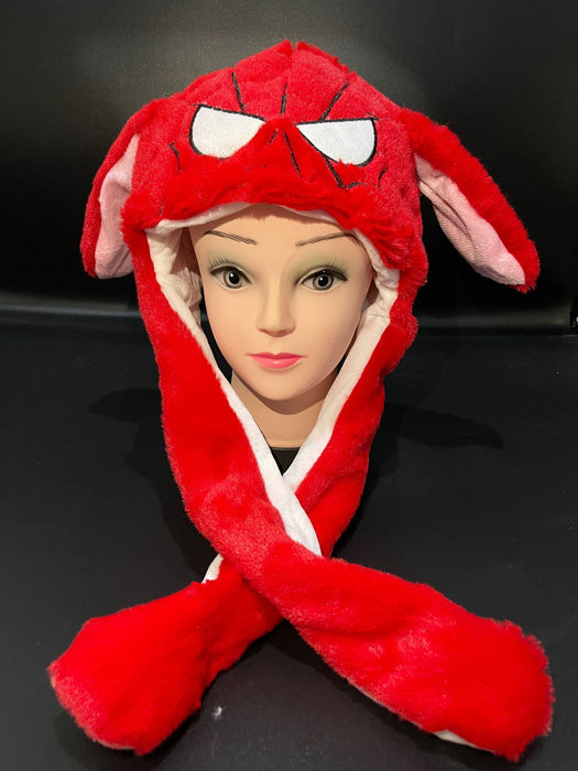 Wholesale Glowing bunny hat with moving ears cute plush warm hat