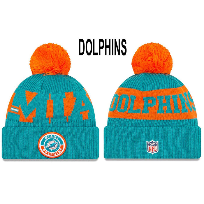 Wholesale Wool Knitted Hat Rugby Game Hat Sports Big Letter Warm Hat