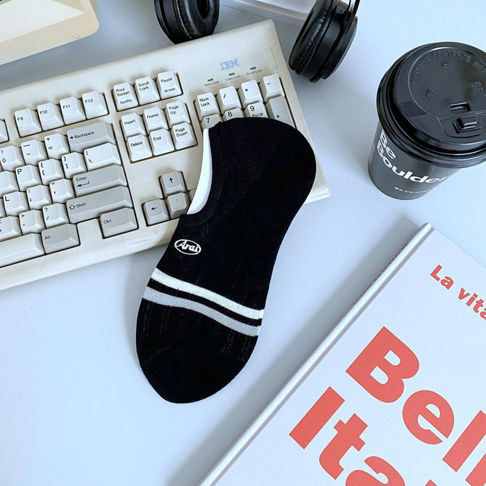 Wholesale Leisure silicone anti slip invisible socks