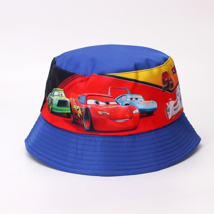 Wholesale Anime cartoon children's basin hat boy car fisherman hat