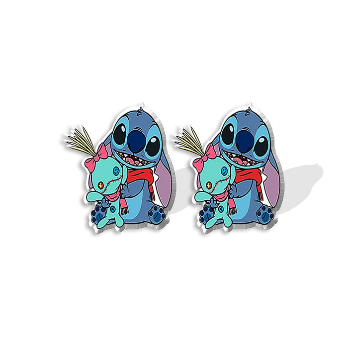 Wholesale Cartoon Resin Earrings JDC-ES-KaLu013