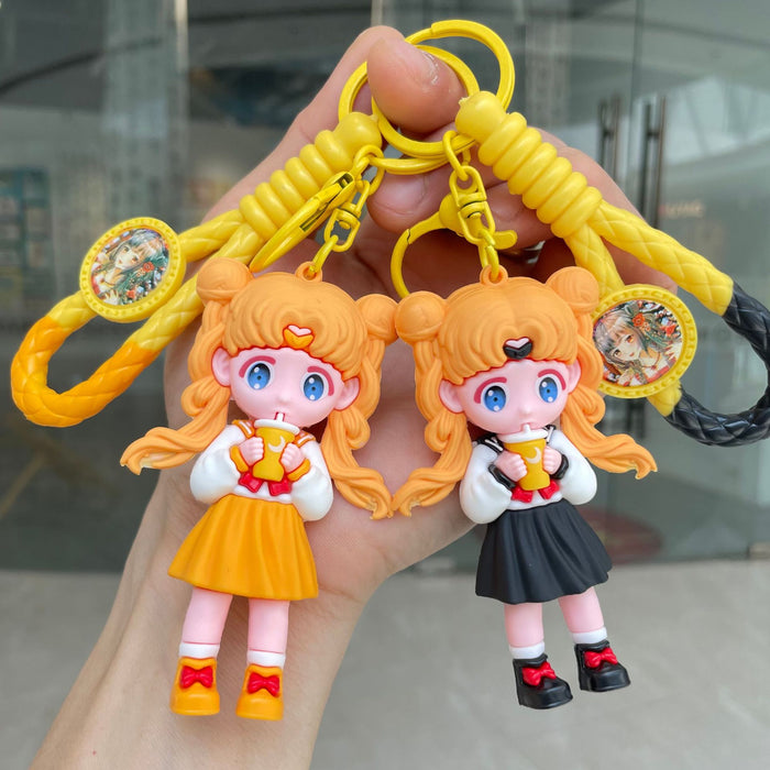 Wholesale Keychain creative backpack pendant car keychain decoration small gift wholesale