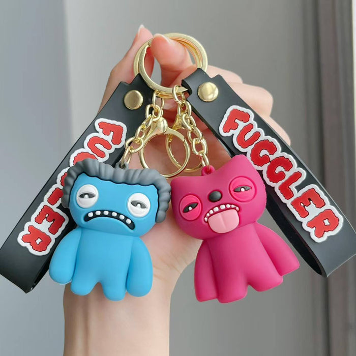 Wholesale Cute Tooth Monster Keychains