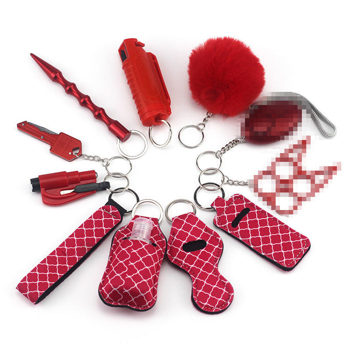 Wholesale Metal Multi-function Keychain DIY 12-piece Set JDC-KC-TouMS031