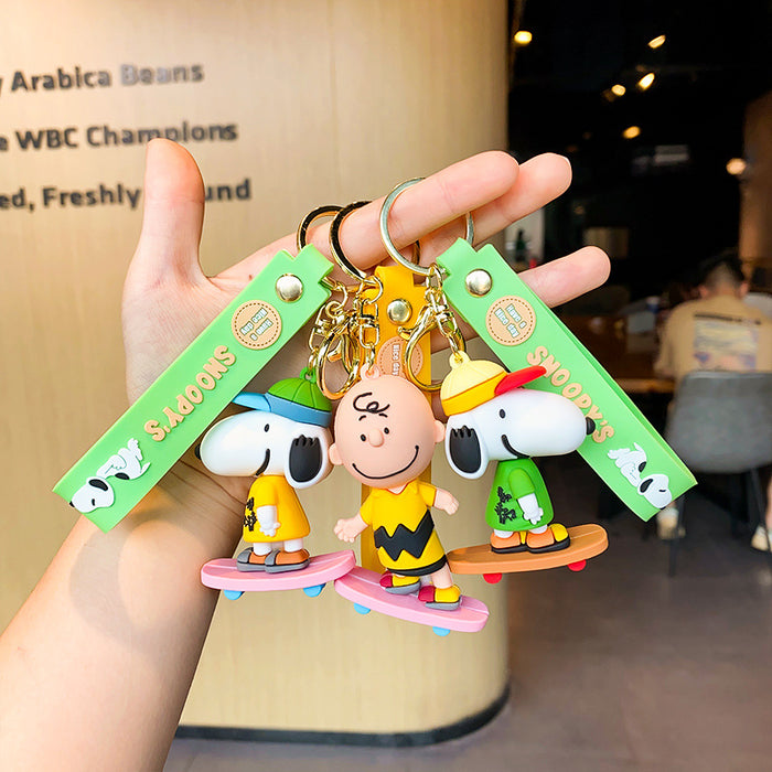 Wholesale Cartoon Silicone Keychain JDC-KC-MZL014