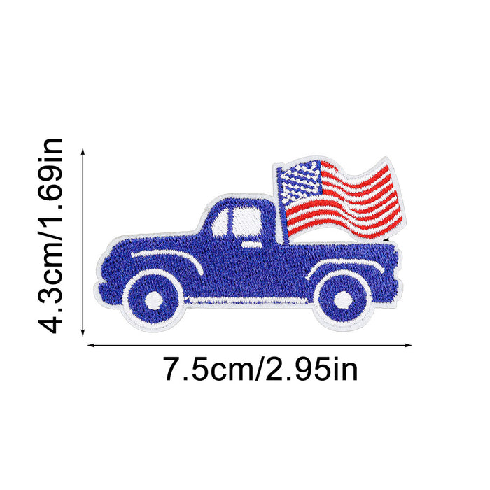 Wholesale Independence Day Embroidery DIY Patches