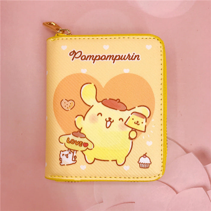 Wholesale PU Cartoon Casual Short Zipper Wallet JDC-WT-YaLL010