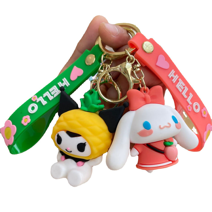 Wholesale Keychain Cute Doll Bag Pendant Car Keychain Ring