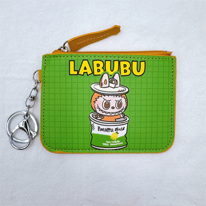 Wholesale Cartoon forest elf card holder coin purse integrated with keychain pendant small elf card holder coin purse loose wallet