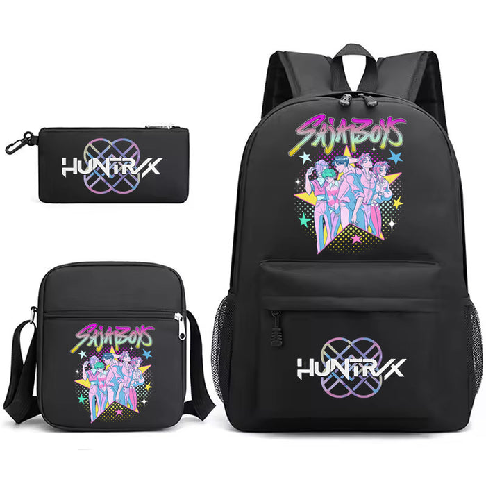 Wholesale Kpop backpack,  anime school bag , lightweight student backpack,  three-piece set