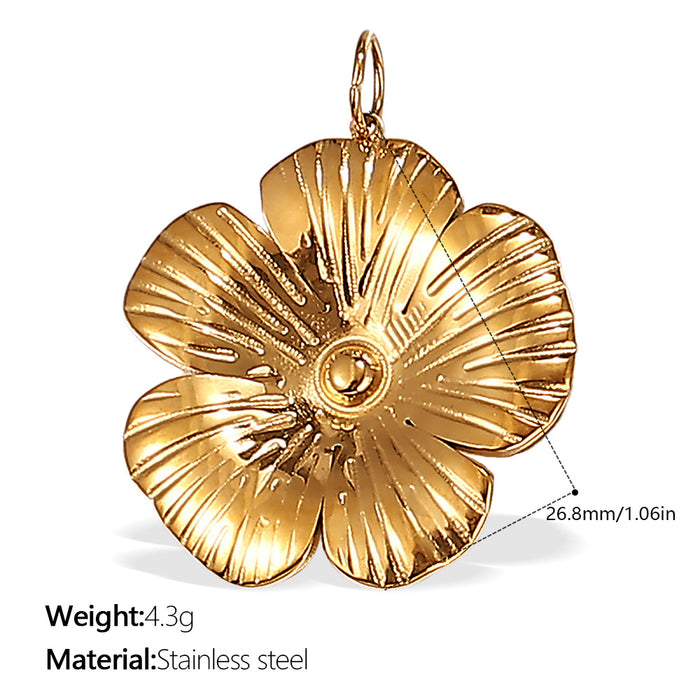 Wholesale DIY Stainless Steel Gold-Plated Necklace Pendant