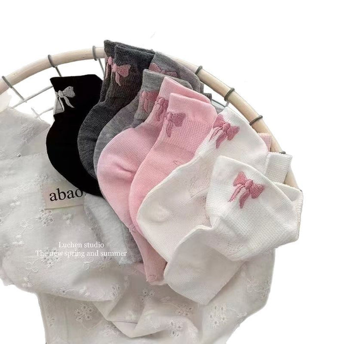 Wholesale Socks, short socks, low cut, cute bow tie, short tube socks