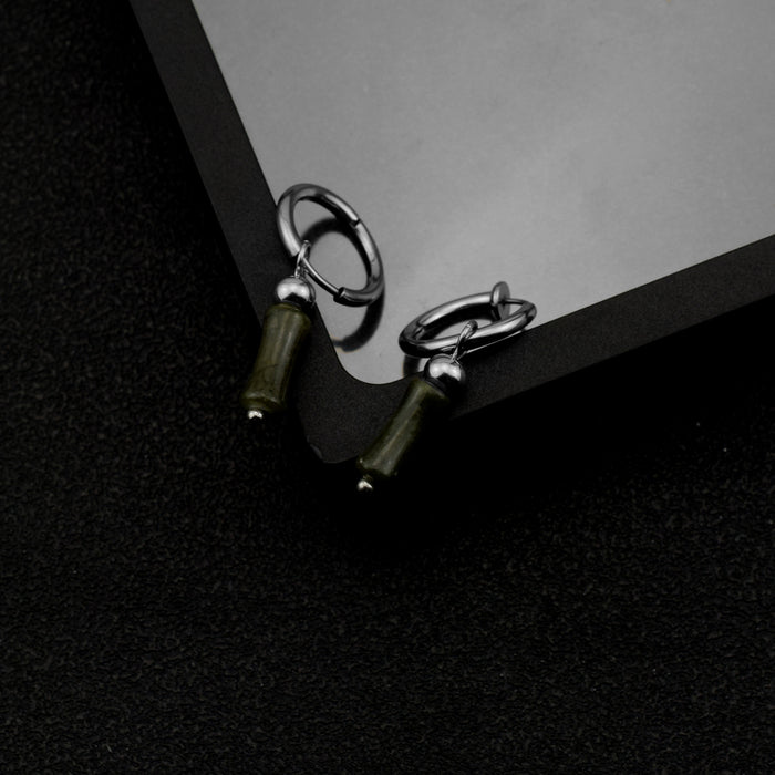 Wholesale Bamboo Pearl Earrings Ear Buckle Earrings