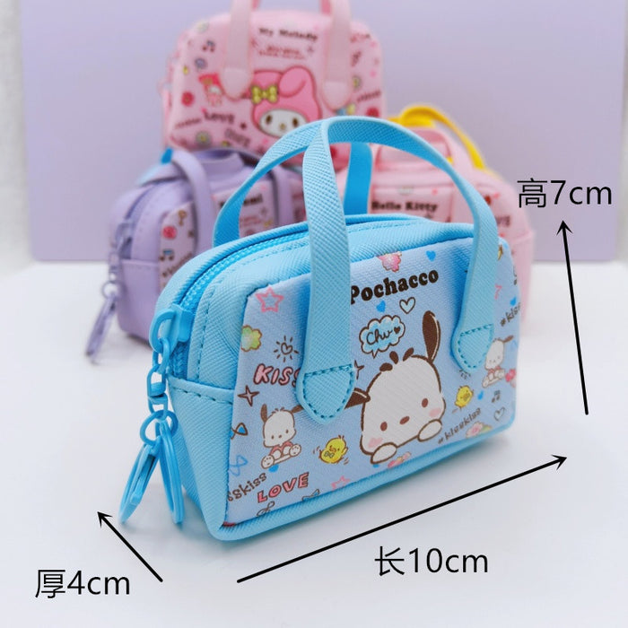Wholesale Cartoon mini portable headphone bag coin purse pendant