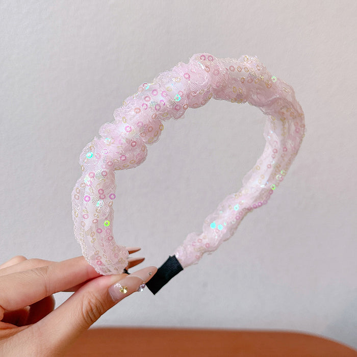 Wholesale Children' s headband girls non-slip baby hairpin headdress little girl rabbit ear bow headband