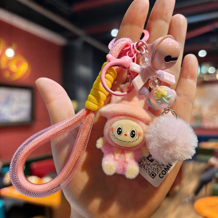 Wholesale Cartoon Doll Little Sheep Keychain Cute Funny Doll Pendant Student School Bag Key Chain Pendant