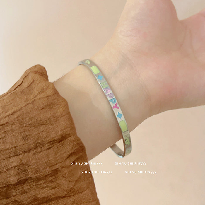 Wholesale Adjustable Cartoon Bear Graffiti Bracelet Bracelet Bracelet Hand Accessories New Style