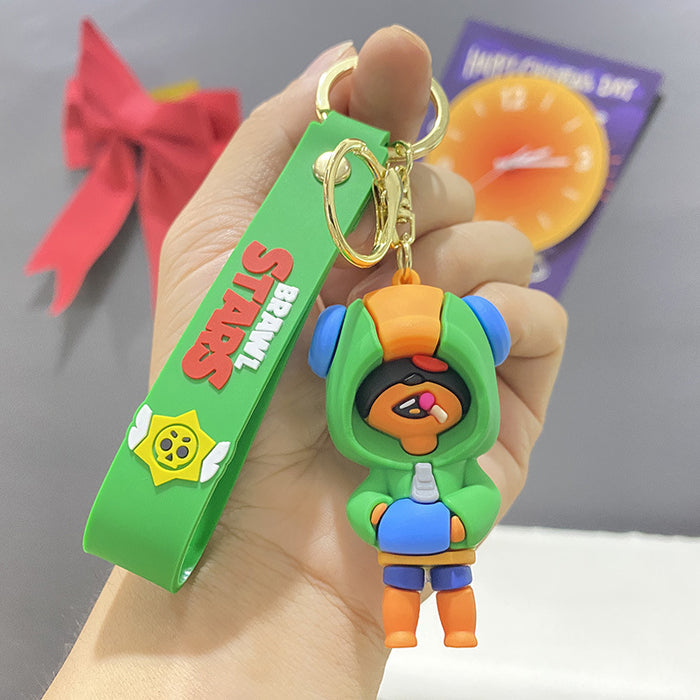 Wholesale Cute PVC cartoon character keychains
