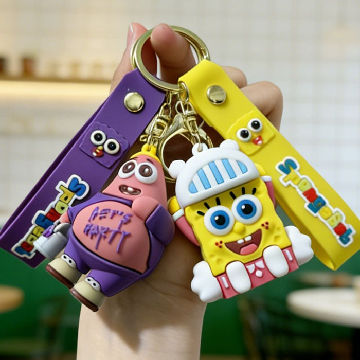 Wholesale Cartoon Silicone PVC Keychain Car Bag Charm Key Accessory Fashion Gift MOQ≥2