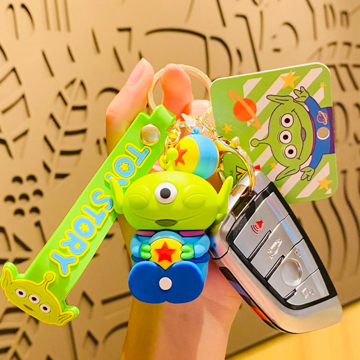 Wholesale Cartoon Cute Doll Student Backpack Pendant Creative Car Keychain