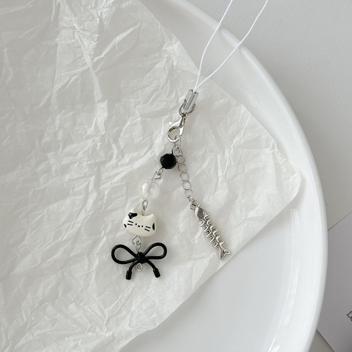 Wholesale Cat Fish Pendant Mobile Phone Chain Women's Schoolbag Pendant