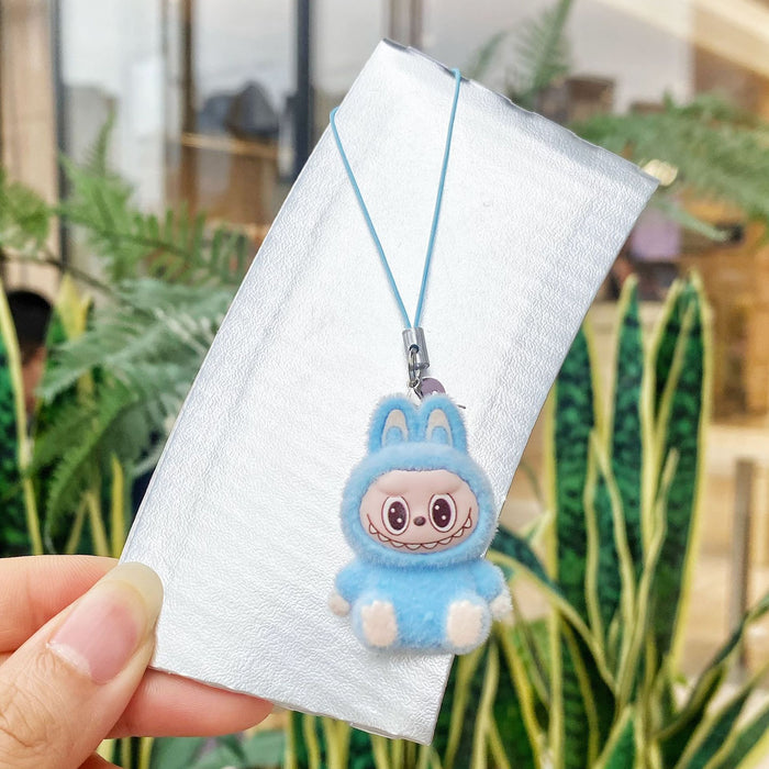 Wholesale Flocked cute cartoon keychain